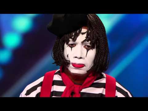 America's Got Talent S09E01 Larry the Mime Prank