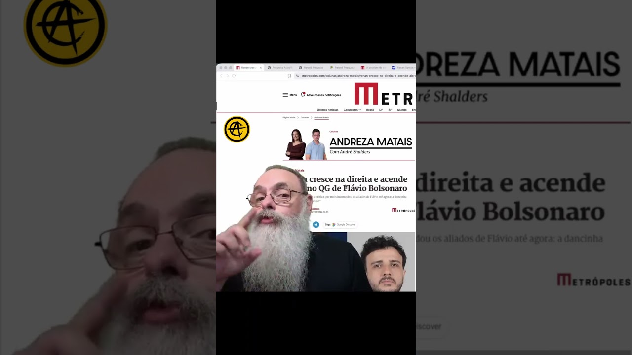 ESQUERDA tenta FORÇAR RENAN "TOUR de BLONDE" SANTOS como ADVERSÁRIO de FLÁVIO mas NEM ELES ACREDITAM