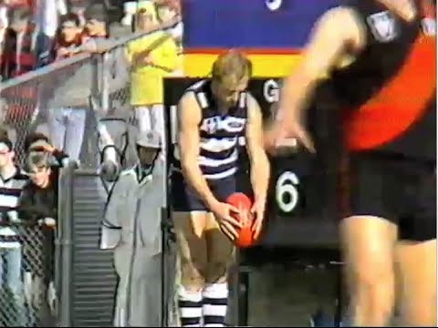 #AblettWeek: VFL 1988 Rd 19, Geelong v Essendon @ Windy Hill