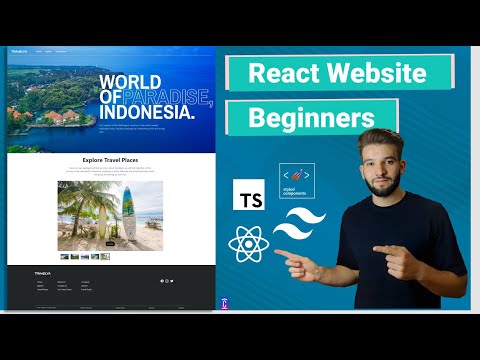 Build React Website For Beginners - Tailwind, Smooth Scroll and styled-components
