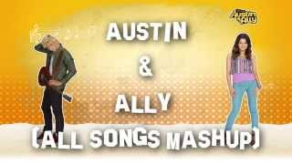 HD| Austin & Ally - Glee MASHUP! LYRICS (hq music)