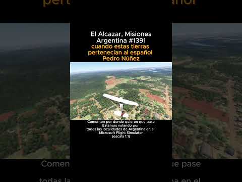 El Alcazar, Misiones desde el Microsoft Flight Simulator #elalcazar #misiones #msfs #argentina