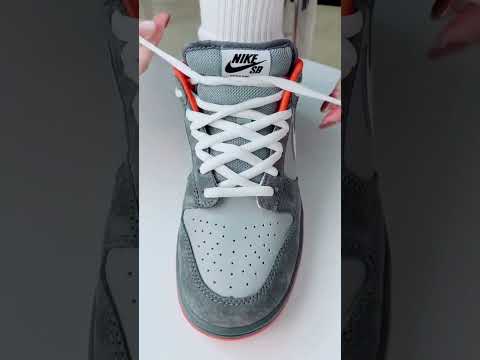 How to Tie Nike SB Dunk Laces for a Clean Fit #nikedunk #nikesb #sb #shoelacetying #nikeshoes
