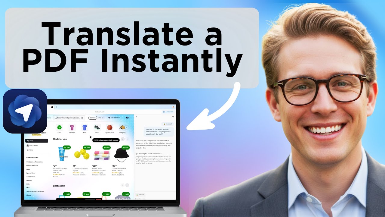 How to Translate a PDF Instantly with ChatGPT Atlas