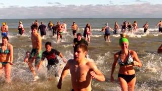 preview picture of video 'Polar Bear Plunge Racine WI 01/01/2013'