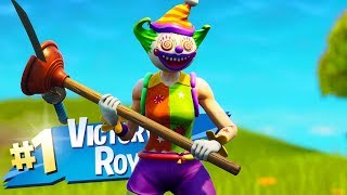 The New CLOWN Skin Gameplay in Fortnite..