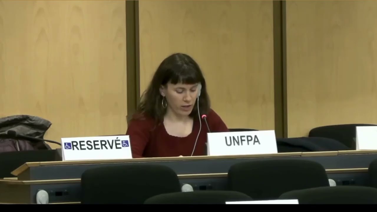 UNFPA statement at the Adoption of the  4th Universal Periodic Review Outcome Report of Jamaica