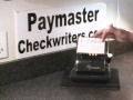 Paymaster CheckWriter Model X 2000