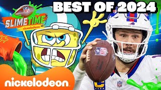 Top Moments of NFL Slimetime 2024 🤩 (Best Plays, Best Celebrations, & More) | Part 1 | Nick Sports