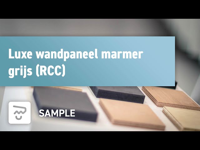 Luxe wandpaneel marmer grijs (RCC)