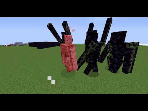 Obsi-Di-En Golem Vs Mutant Iron Golem Minecraft Mobs Battle