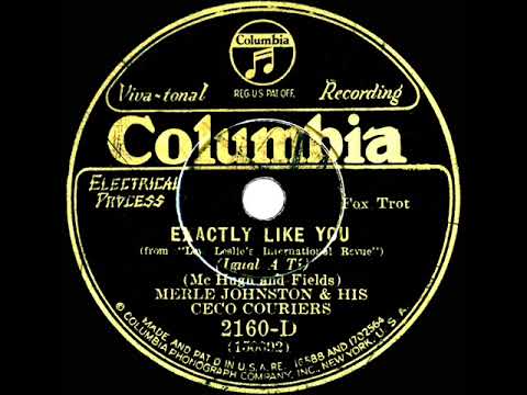 1930 Merle Johnston - Exactly Like You (instrumental)