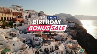 My Cruises | Big Birthday Sale | Epic Paris, Lake Como & the Greek Islands Discovery