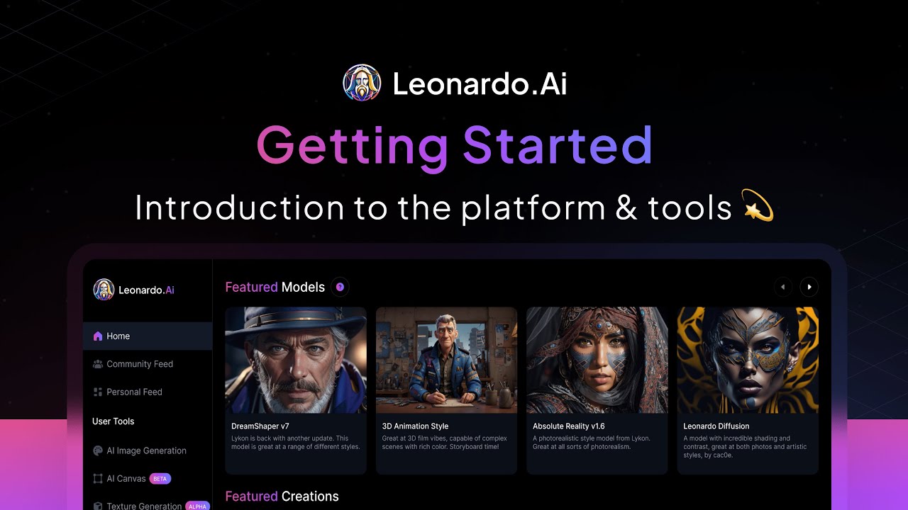 Leonardo AI图片生成工具演示