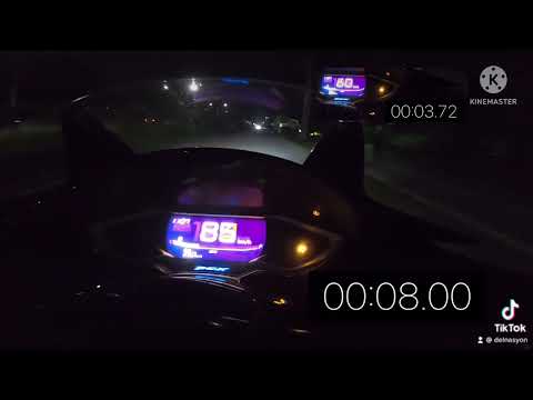 27 SECONDS!!! 120kph PCX 160ABS Black /HIRC PULLEY/500 meters Only