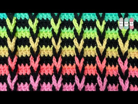 How to Crochet the Jacobs Ladder Stitch