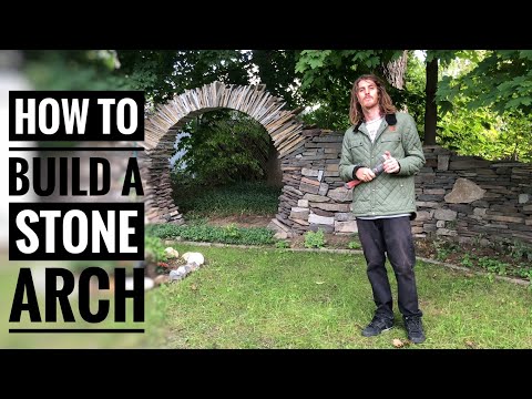 Building a stone arch from start to finish - DIY Backyard Project