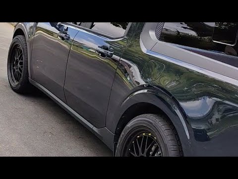 2023 Ford Maverick put on lowering springs by eibach . quick and easy tutorial.. before and after..