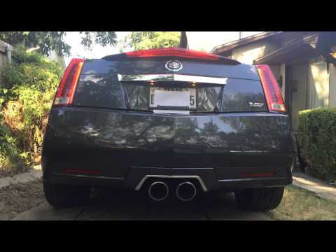 CTS-V coupe stainless works headers/catless x pipe START UP AND IDLE ONLY