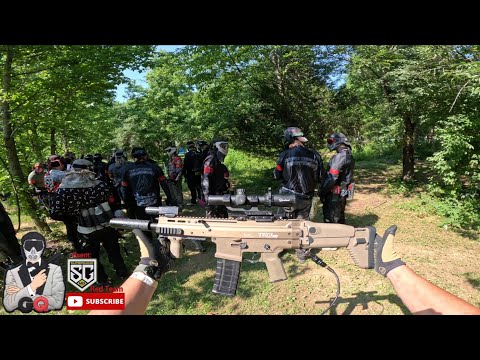 SuperGame MD: (Day 1) MagFed SCAR - Paintball Sniper Gameplay