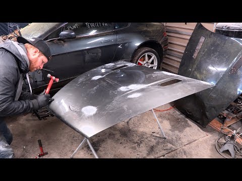 V8 Vantage Pt 6 - Fixing Crash Damaged Body Panels