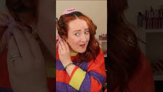 Overnight heatless curl reveal! Part two curling my hair with socks!