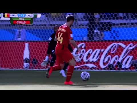 Golazo de Dries Mertens minuto 80 contra Algeria Copa del Mundo