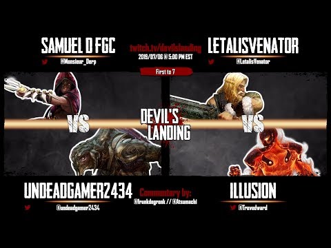 Devil's Landing Week 7 - Samuel D FGC vs Undeadgamer2434 / LetalisVenator vs Illusion
