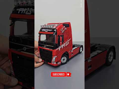 Volvo FH16 XL Red metalic brand ixo 1/18 Diecast small cars. #volvo #diecastcars #modelcars