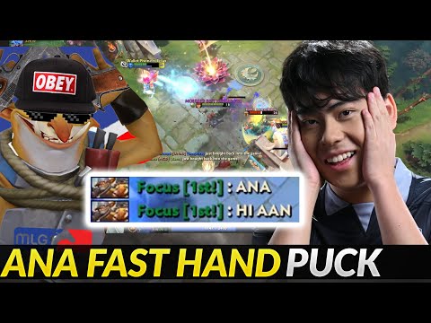 Ana FAST fingers Puck vs Cancer Hero - ended up 1 hour game