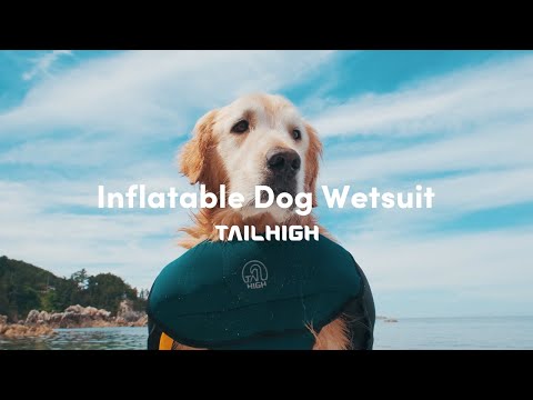 TAILHIGH Inflatable Dog Wetsuit