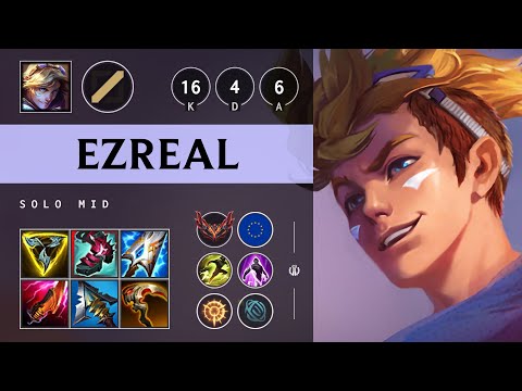 Ezreal Mid vs Veigar - EUW Grandmaster Patch 25.17