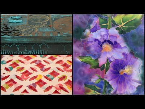 Manos a la Obra TV 2018 Programa 34 - Caja Steampunk - Pintar Seda -ScanNCut - Calado de Papel