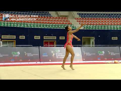 Krishi Jain (IND) - Junior 13 - Indian RG Cup Hyderabad 2019