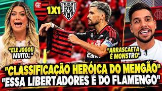 CICINHO HUMILHOU OS ANTIS E RENATA FAN DEU AULA SOBRE FLAMENGO 1X1 DEL VALLE LIBERTADORES 2026