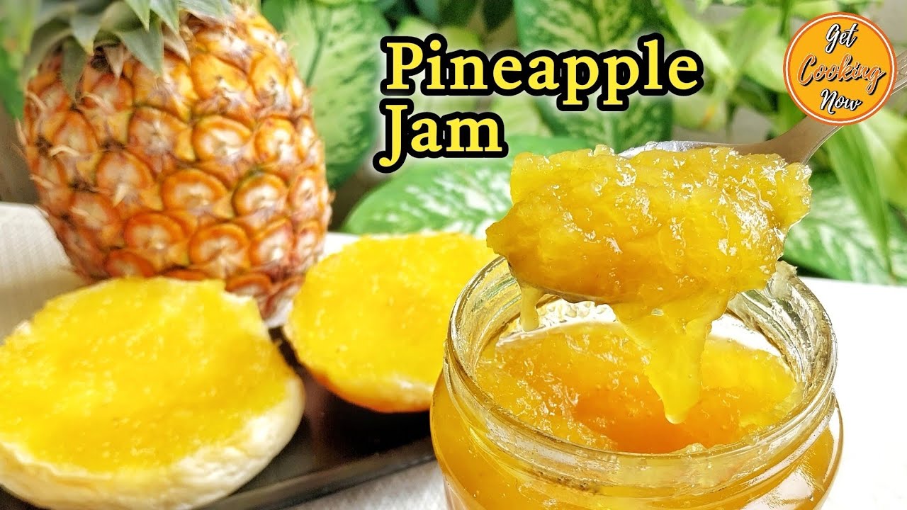 Easy Pineapple Jam Recipe with 3 Ingredients | No Pectin, No Preservatives | Ananas Jam | Fruit Jam
