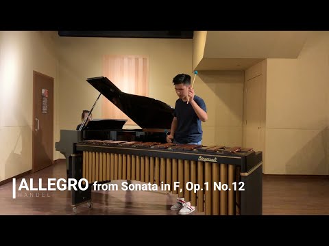 ABRSM G6 Percussion 1990 (TP2) Allegro: from Sonata in F, Op. 1 No. 12 -  Handel