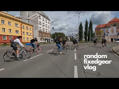 P* Wagon AlleyCat Race Ostrava 2022 | Random Fixed Gear Vlog