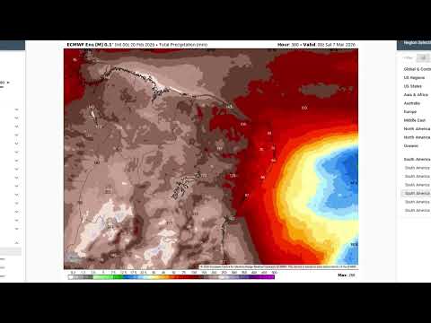 NORDESTE 15 DIAS; CHUVA DE 300MM, ALTO RISCO DE ENCHENTES NA REGIÃO