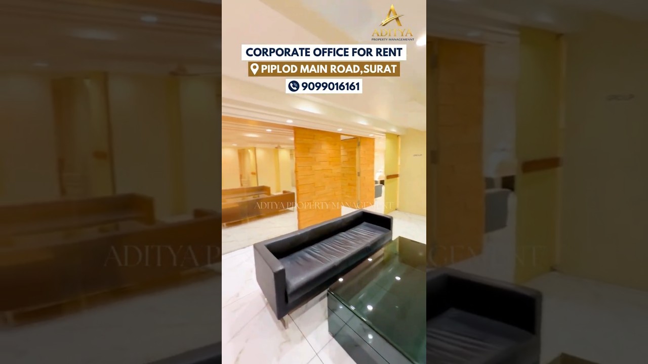Corporate Office Space For Rent - Piplod Main Road, Surat. in Piplod, Surat — photo 1 of 19