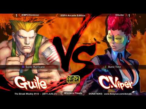 The Break Weekly #113 - SSF4ae WF - [EMP] Dieminion VS KHunter