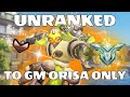 Unranked to GM ORISA ONLY (Educational) Part 1