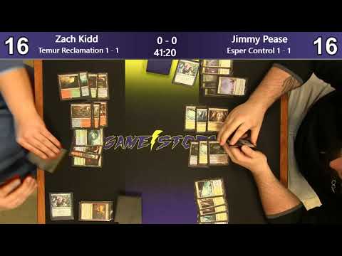 Zach Kidd (Temur Reclamation) vs Jimmy Pease (Esper Control)  - Friday Night Standard 4/12/19