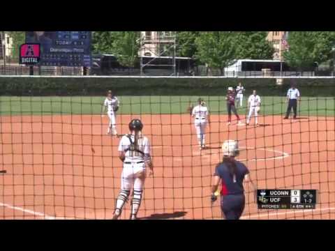 2016 Softball Championship Quarterfinal Highlights - UCF 3, UConn 2
