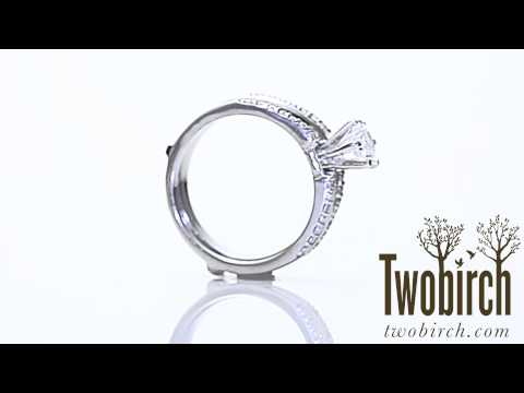 0.28 Ct. Delicate Shared Prong Ring Enhancer - TwoBirch TB-GUARD-0079-WG-E