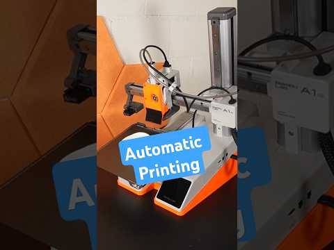 FREE Automatic Printing System for A1 mini and A1 #3dprinting #automation