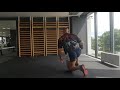 Quat workout plus stretching and mobility warm up 24.7.2020
