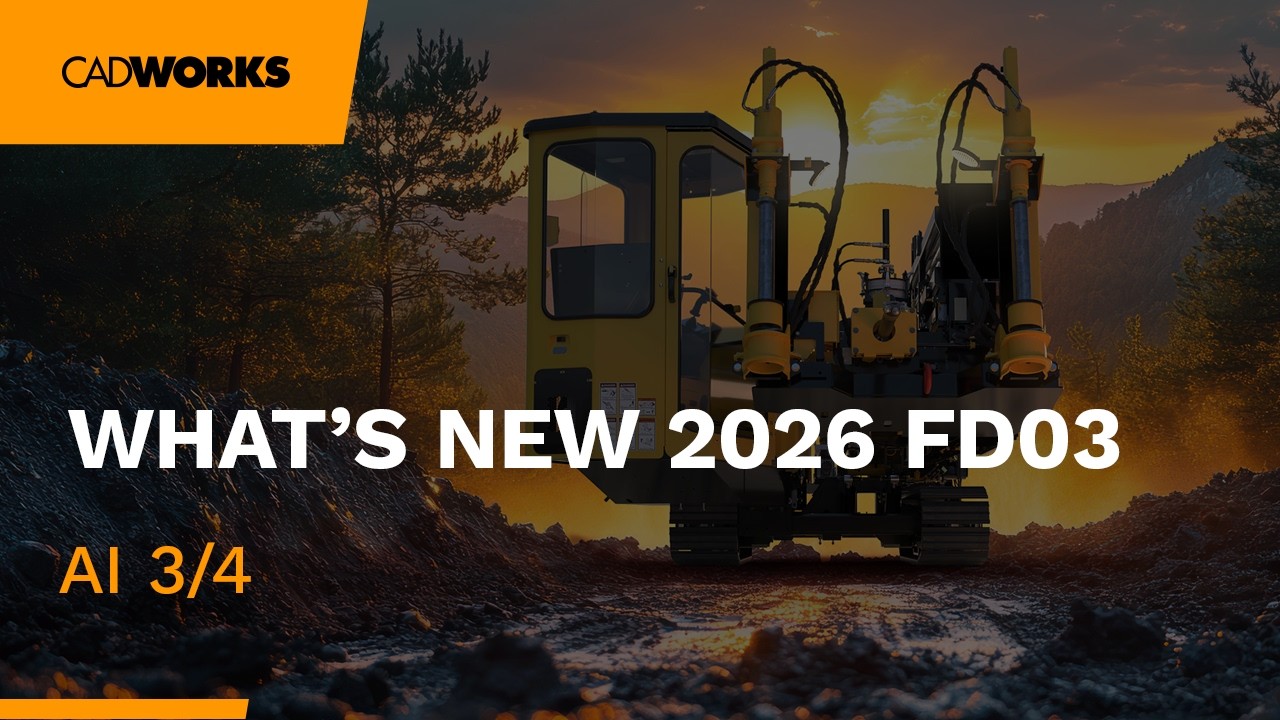 SOLIDWORKS 2026 FD03 Uudet ominaisuudet | Osa 5: Ai 3/4 - Video thumbnail