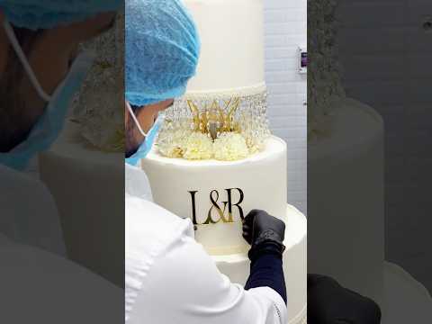 part-2.       #wedding cake#engagementcake #cakedesign #cake #chef #cakedesign