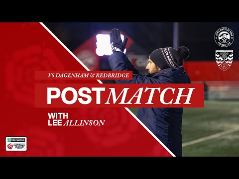 POST MATCH REACTION | Lee Allinson | Hemel Hempstead 1 - 0 Dagenham & Redbridge | NLS